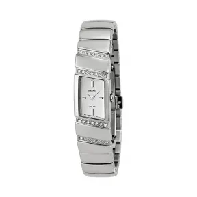 精工/Seiko Solar系列 精钢镶嵌施华洛世奇水晶 石英机芯 女表 SUP167