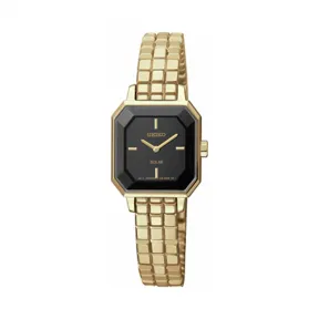 精工/Seiko Usa系列 黄金色调和不锈钢 太阳能机芯 Seiko Usa SUP196