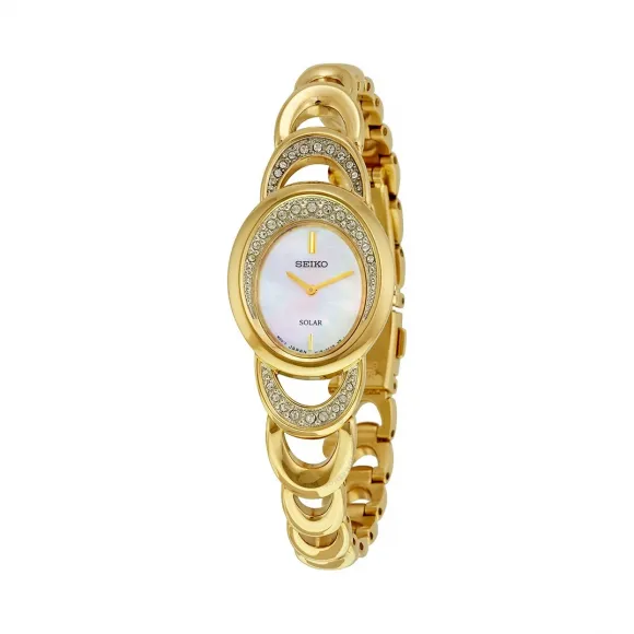 精工/Seiko 金色精钢 石英机芯 女表 SUP298