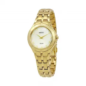 精工/Seiko Recraft系列 金色精钢 石英机芯 女表 SUP310