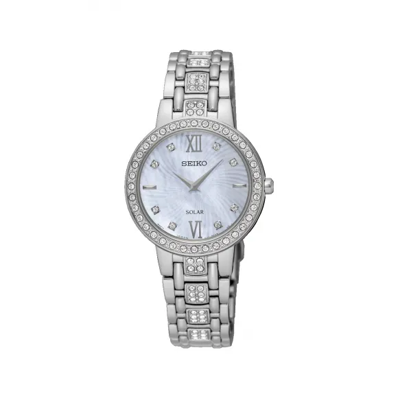精工/Seiko Solar系列 精钢 石英机芯 女表 SUP359