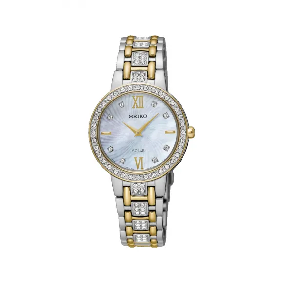 精工/Seiko Solar系列 精钢 石英机芯 女表 SUP360