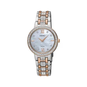 精工/Seiko Solar系列 精钢 石英机芯 女表 SUP362