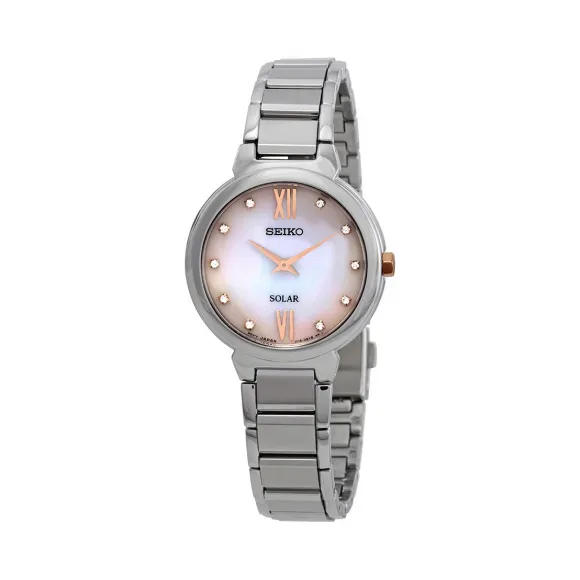 精工/Seiko Solar系列 精钢 石英机芯 女表 SUP381P1
