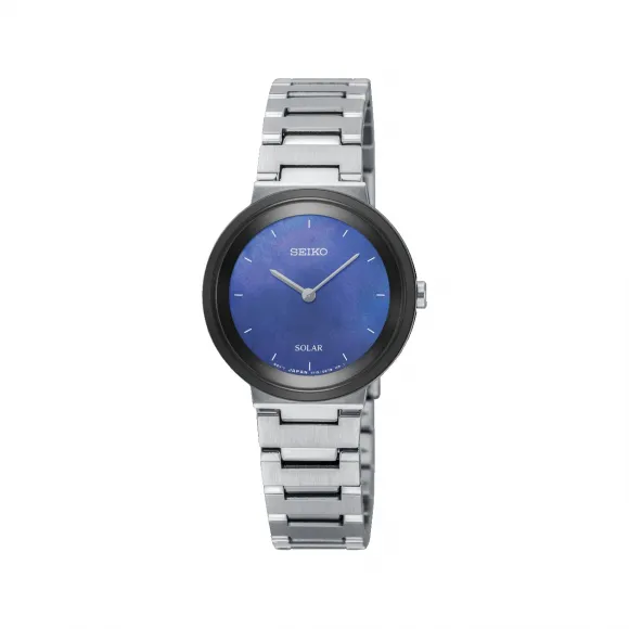 精工/Seiko Essentials系列 精钢 eco-drive 女表 SUP385