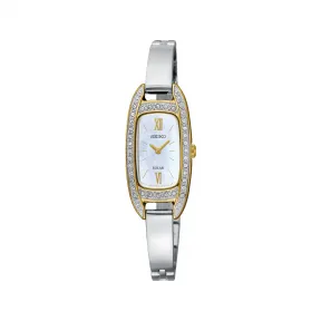精工/Seiko discovermore系列 16.5MM 不锈钢 太阳能 女表 SUP388