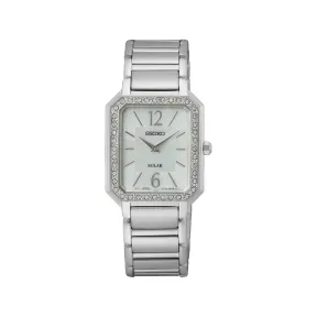 精工/Seiko Discover More系列 不锈钢 25.0MM 太阳能机芯 女表 SUP465P1