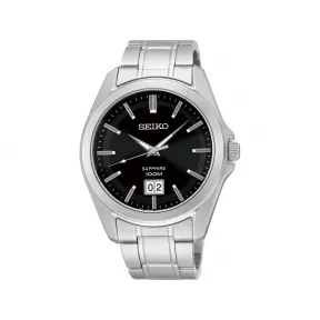 精工/Seiko discovermore系列 40.3MM 不锈钢 石英机芯 男表 SUR009
