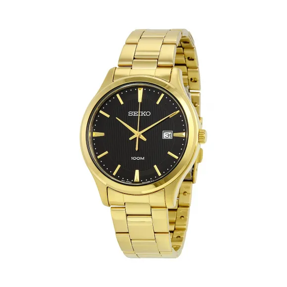 精工/Seiko 镀金精钢 石英机芯 男表 SUR088