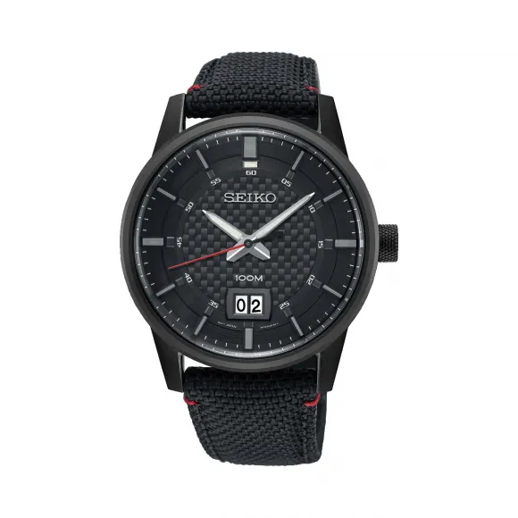 精工/Seiko Neo 系列 不锈钢(硬质涂层处理) 石英机芯 男表 SUR271P1