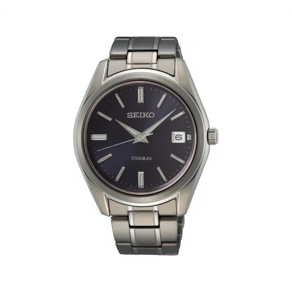精工/Seiko discovermore系列 40.2MM 钛 石英机芯 男表 SUR373