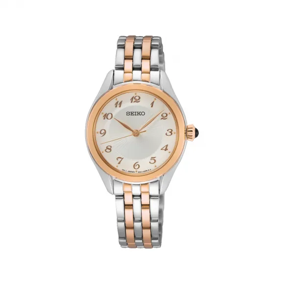 精工/Seiko discovermore系列 29.0MM 不锈钢 女表 SUR382