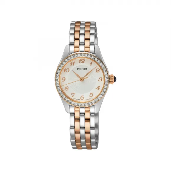 精工/Seiko discovermore系列 26.0MM 不锈钢 女表 SUR386