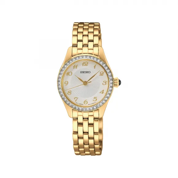 精工/Seiko discovermore系列 26.0MM 不锈钢 女表 SUR388