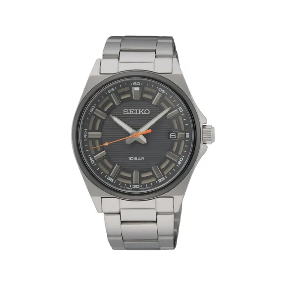 精工/Seiko discovermore系列 40.0MM 不锈钢（防刮涂层） 石英机芯 男表 SUR507