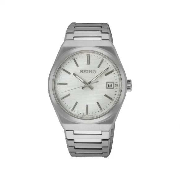 精工/Seiko Discover More系列 38.9MM 不锈钢 石英 男士 SUR553P1
