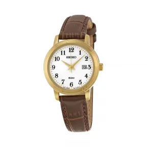 精工/Seiko 镀金精钢 石英机芯 女表 SUR822