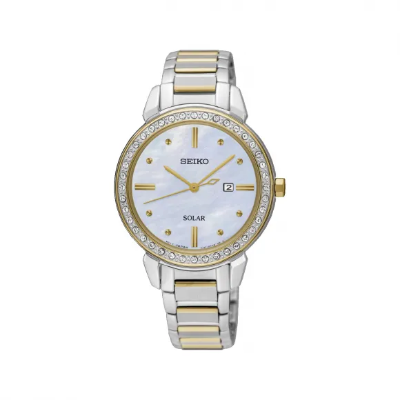 精工/Seiko Solar系列 精钢 石英机芯 女表 SUT328