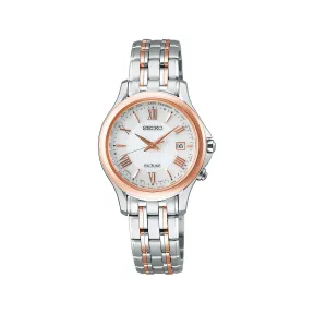 精工/Seiko 28.0 MM 钛金属 太阳能电波表 女表 SWCW162