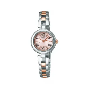 精工/Seiko seikoselection系列 23.0MM 不锈钢 太阳能 女表 SWFA153