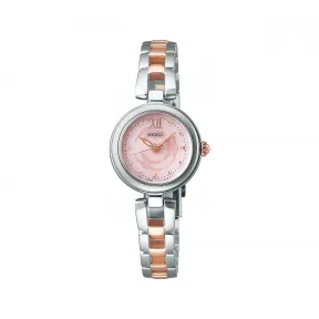 精工/Seiko seikoselection系列 23.0MM 不锈钢 太阳能 女表 SWFA193