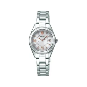 精工/Seiko seikoselection系列 25.2MM 不锈钢 太阳能 女表 SWFH061