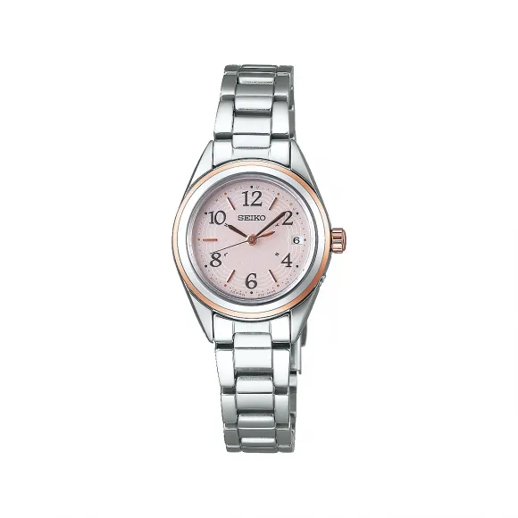 精工/Seiko seikoselection系列 25.2MM 不锈钢 太阳能 女表 SWFH076