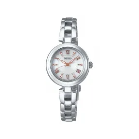 精工/Seiko seikoselection系列 25.2MM 不锈钢 太阳能 女表 SWFH089