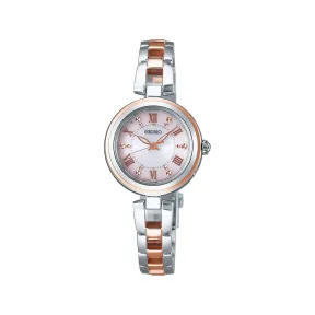 精工/Seiko seikoselection系列 25.2MM 不锈钢 太阳能 女表 SWFH090