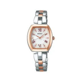 精工/Seiko seikoselection系列 25.0MM 不锈钢 太阳能 女表 SWFH098