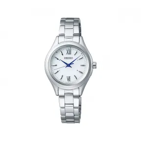精工/Seiko seikoselection系列 28.0MM 不锈钢 太阳能 女表 SWFH109