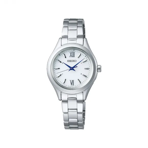 精工/Seiko seikoselection系列 28.0MM 不锈钢 太阳能 女表 SWFH109