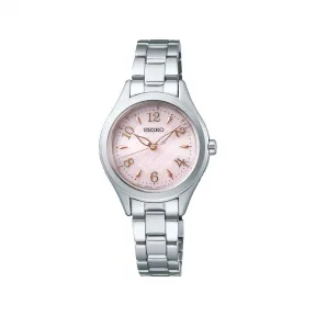 精工/Seiko seikoselection系列 28.0MM 不锈钢 太阳能 女表 SWFH117