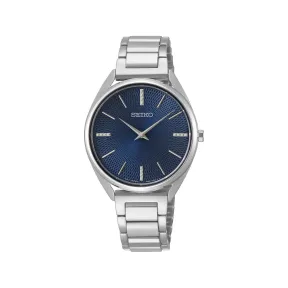 精工/Seiko discovermore系列 32.0MM 不锈钢 石英机芯 女表 SWR033