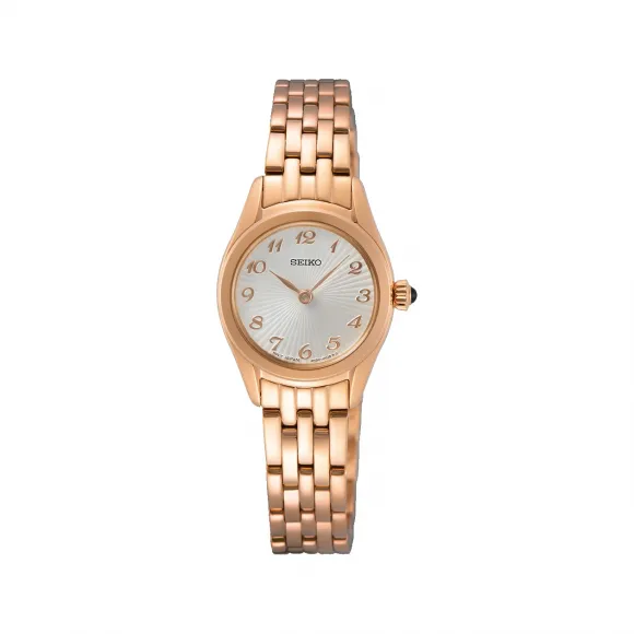 精工/Seiko discovermore系列 22.4MM 不锈钢 石英机芯 女表 SWR058