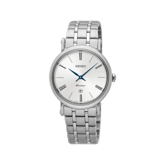 精工/Seiko discovermore系列 30.5MM 不锈钢 石英机芯 女表 SXB429