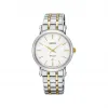 精工/Seiko discovermore系列 30.5MM 不锈钢 石英机芯 女表 SXB438