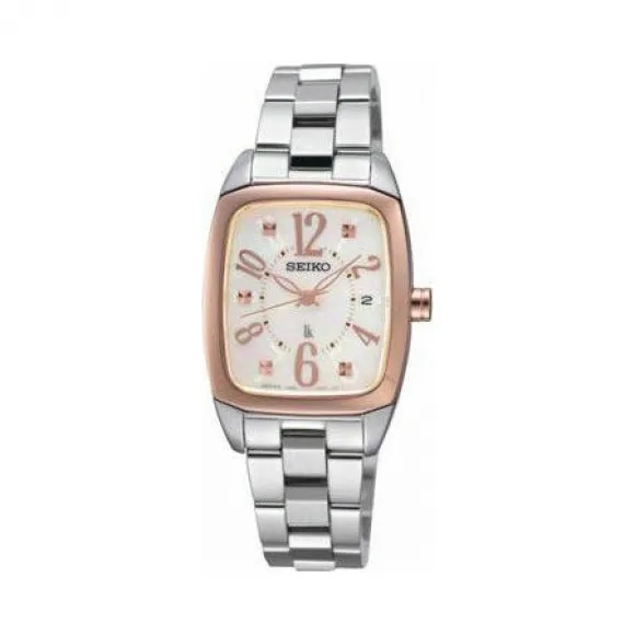 精工/Seiko Lukia系列 不锈钢 石英机芯 女表 SXDE94J