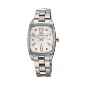 精工/Seiko Lukia系列 不锈钢 石英机芯 女表 SXDE99J