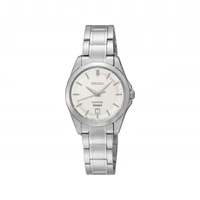精工/Seiko discovermore系列 26.0MM 不锈钢 石英机芯 女表 SXDF55