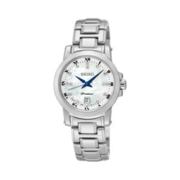 精工/Seiko Premier系列 不锈钢 石英机芯 女表 SXDG15J1