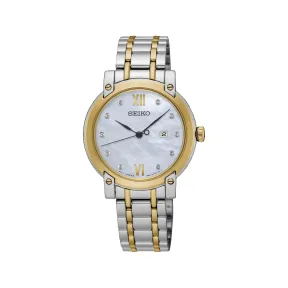精工/Seiko discovermore系列 31.4MM 不锈钢 石英机芯 女表 SXDG84