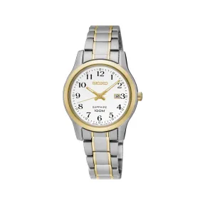 精工/Seiko discovermore系列 29.2MM 不锈钢 石英机芯 女表 SXDG90