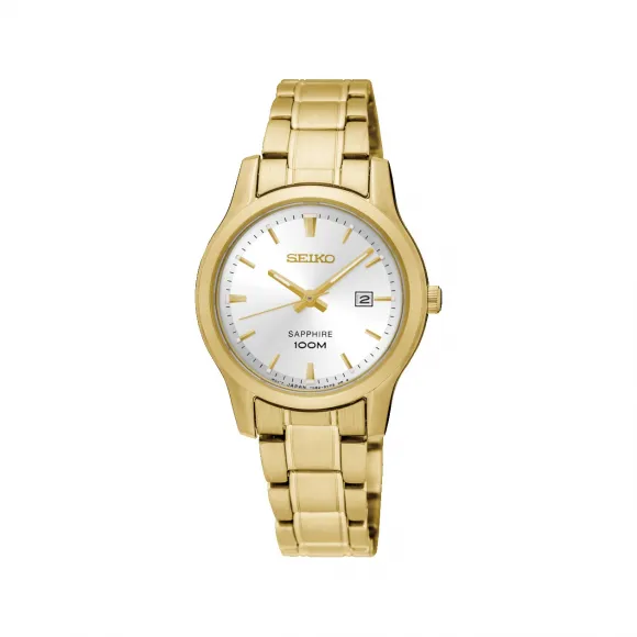 精工/Seiko discovermore系列 29.2MM 不锈钢 石英机芯 女表 SXDG92