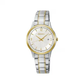 精工/Seiko discovermore系列 28.7MM 不锈钢 石英机芯 女表 SXDG94