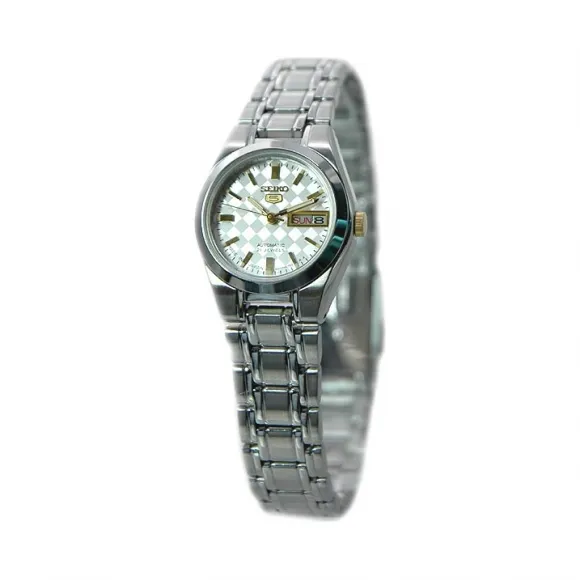 精工/Seiko 5系列 不锈钢 自动机械机芯 女表 SYMH19J1