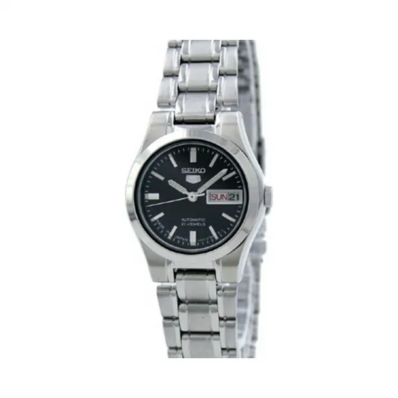 精工/Seiko 5系列 不锈钢 自动机械机芯 女表 SYMH21J1