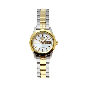 精工/Seiko 5系列 不锈钢 PVD镀金 自动机械机芯 女表 SYMH64J1