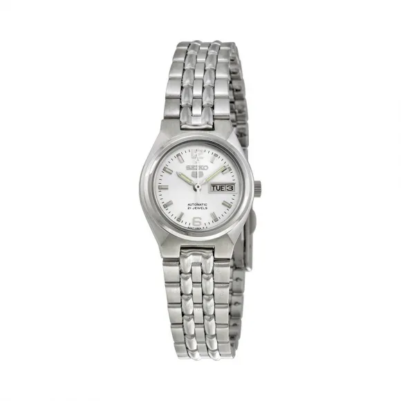 精工/Seiko 5系列 精钢 自动机械机芯 女表 SYMK31