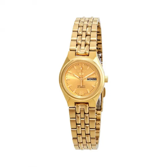 精工/Seiko 5系列 精钢 自动机械机芯 女表 SYMK36